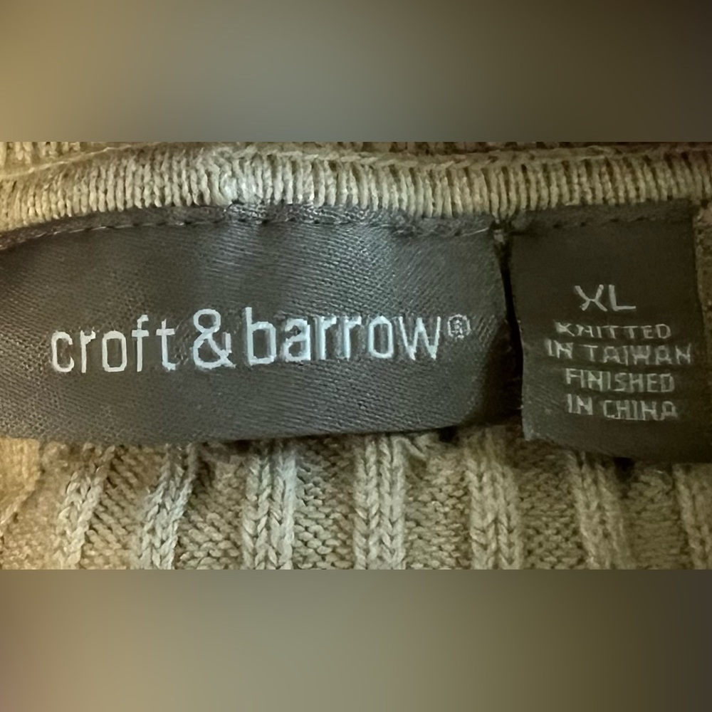 Croft & Barrow Long Sleeve Knit Turtle Neck Sweater - Picture 3 of 12